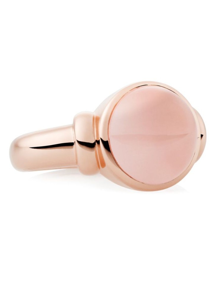 Sieraden BRON sieraden | Toujours Ajour Ring Met Roze Kwarts