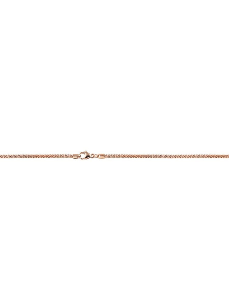 Sieraden Al Coro | Collier Rosegoud Ankerschakel