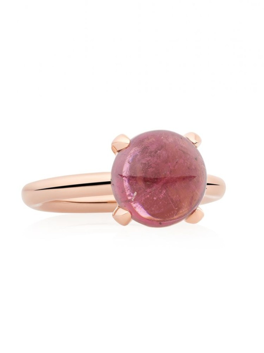 Sieraden BRON sieraden | Catch Ring Met Roze Toermalijn