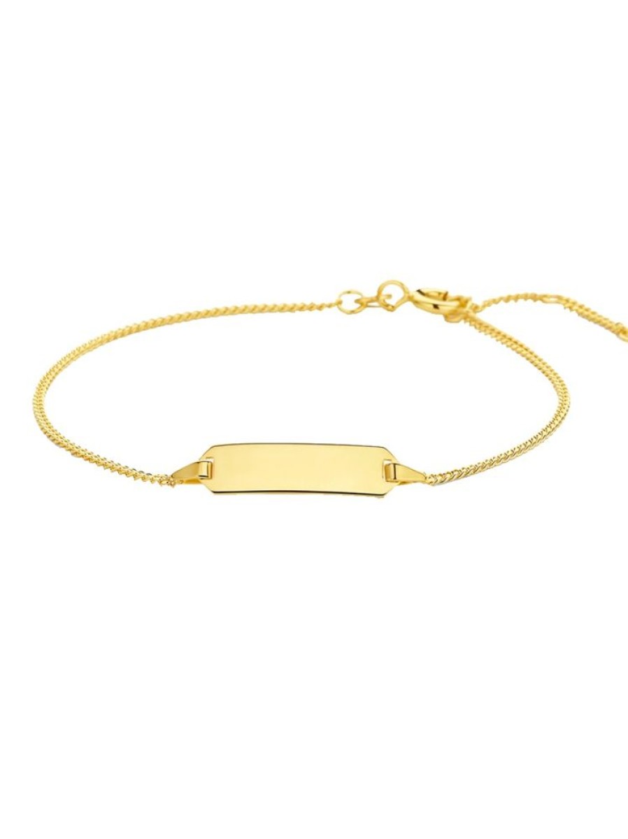 Sieraden Veerman Juwelen Collection | Geelgouden Armband Met Gourmetschakel