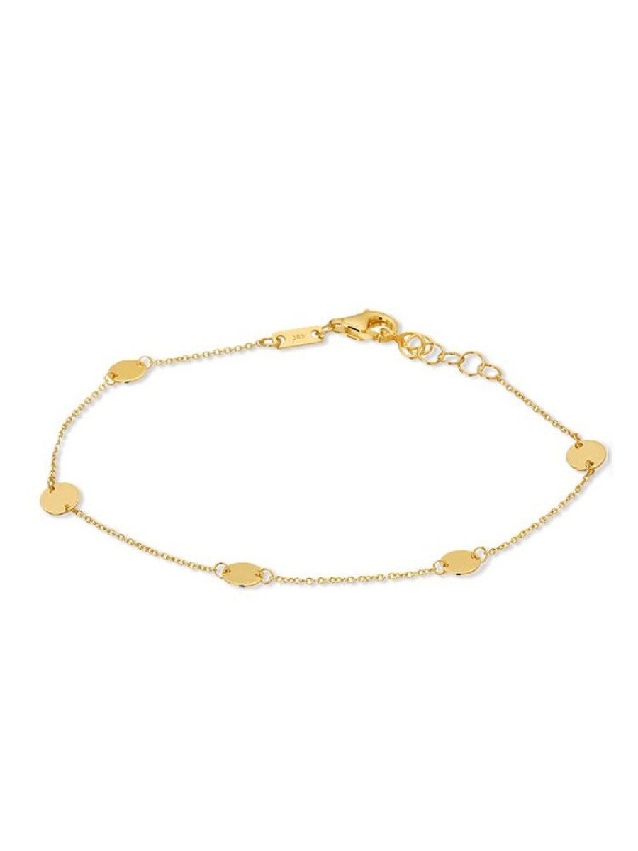 Sieraden Veerman Juwelen Collection | Gouden Armband Met Plaatjes