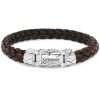 Sieraden Buddha To Buddha | Mangky Small Leather Brown Armband