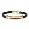 Sieraden Borsari | Stalen Armband Met Geelgoud Br-Or04Cty