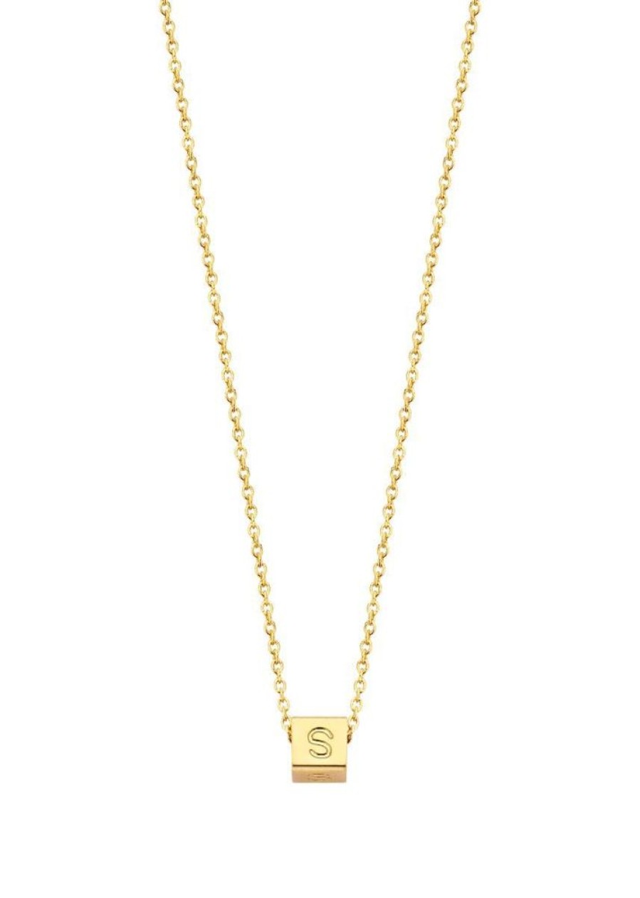 Sieraden Just Franky | Necklace 1 Cube