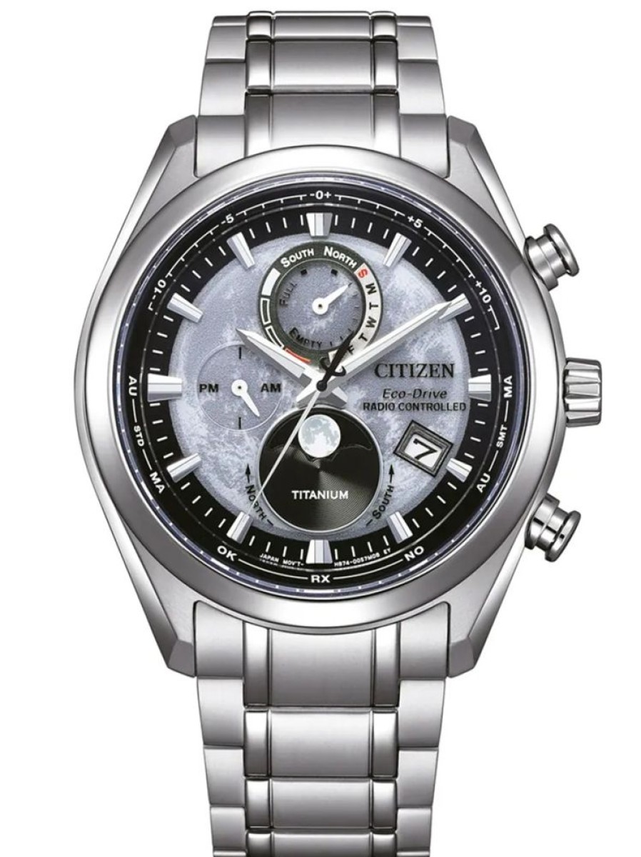 Horloges Citizen | By1010-81H Super Titanium Radio Controlled Moonphase