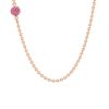 Sieraden BRON sieraden | Stardust Collier Met Roze Saffier En Diamant