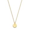 Sieraden Just Franky | Coin Necklace 1 Diamond Coin