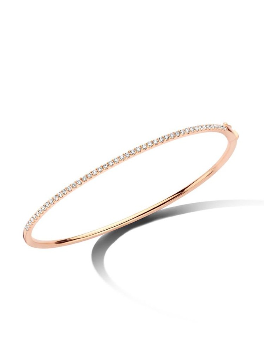 Sieraden Veerman Juwelen Collection | Rosegouden Bangle Met Briljant 0,53Crt