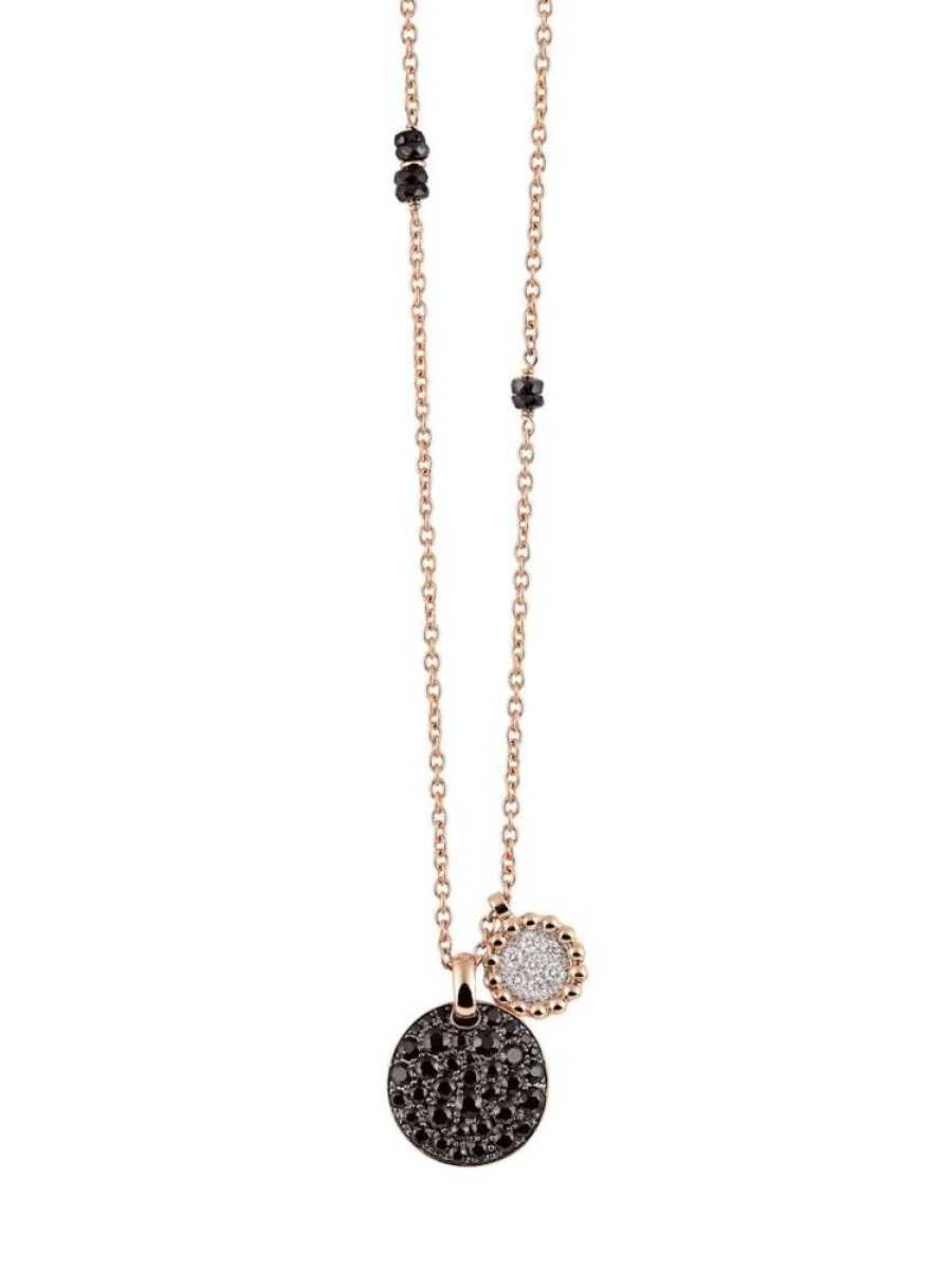 Sieraden Al Coro | Palladio Collier Met Diamant En Saffier