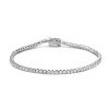 Sieraden Veerman Juwelen Collection | 14Krt Witgouden Tennisarmband Met Diamant 2.01 Crt