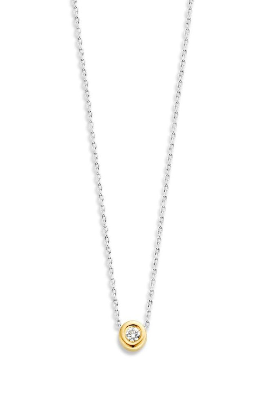 Sieraden Just Franky | Necklace 1 Diamond White