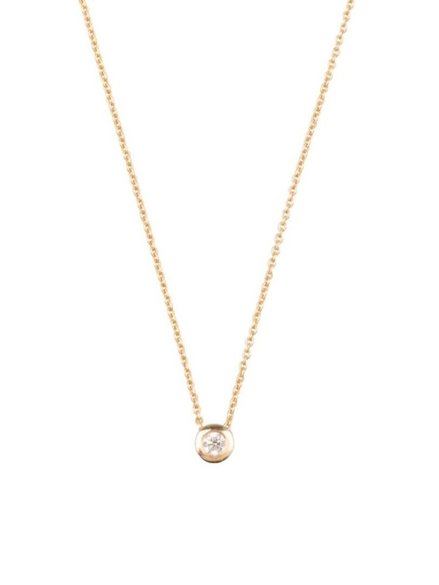 Sieraden Just Franky | Necklace 1 Diamond White