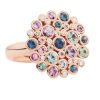 Sieraden BRON sieraden | Confetti Terrazzo Ring Met Saffier En Diamant