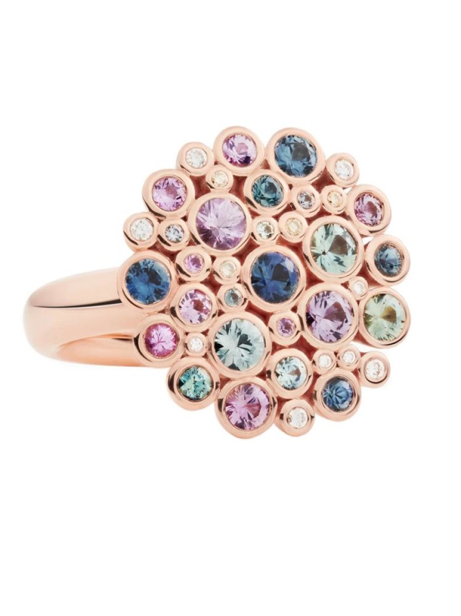 Sieraden BRON sieraden | Confetti Terrazzo Ring Met Saffier En Diamant