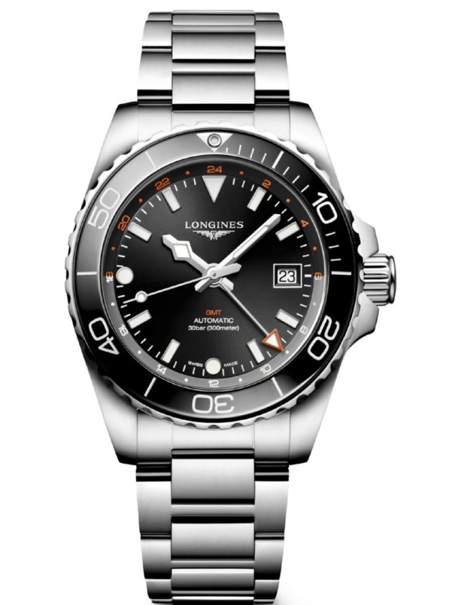 Horloges Longines | L3.790.4.56.6 - Hydroconquest Gmt