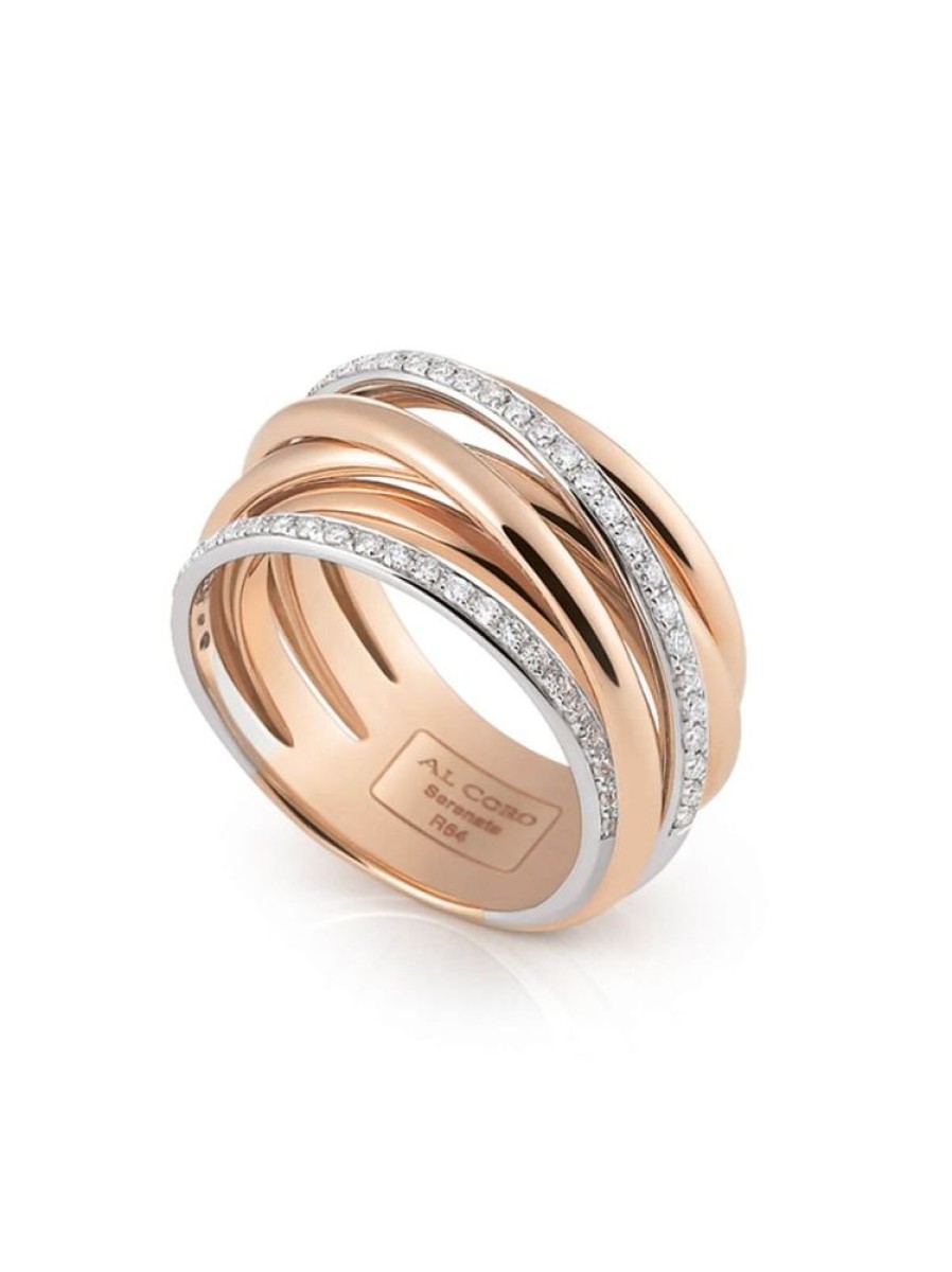 Sieraden Al Coro | Serenata Rosegouden Ring - R6406R