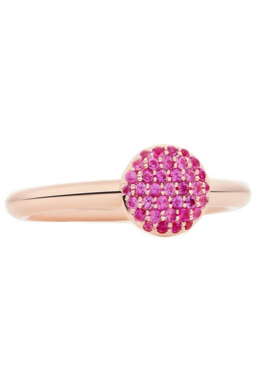 Sieraden BRON sieraden | Stardust Ring Met Roze Saffier