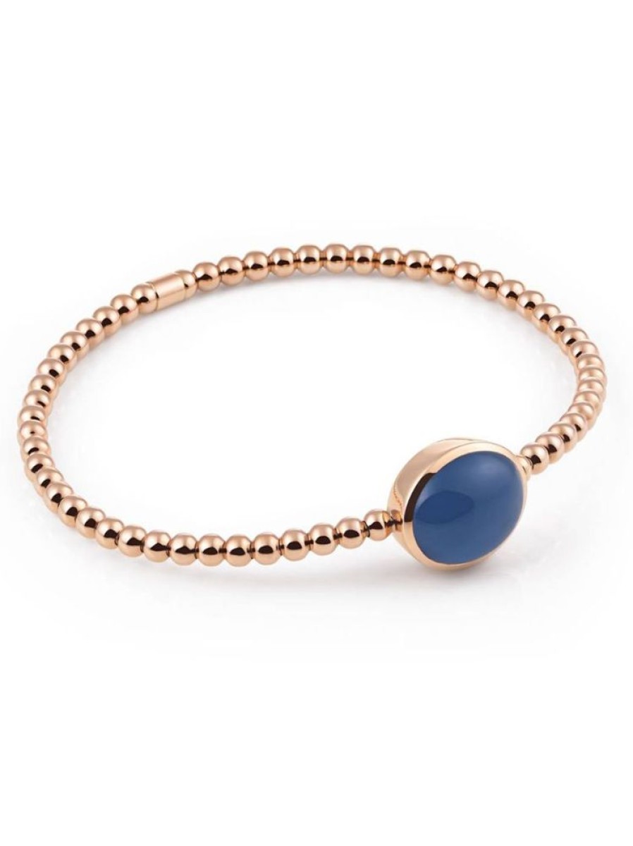 Sieraden Al Coro | Strech Armband Met Blauwe Kwarts