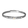 Sieraden Borsari Gioielli | Stalen Armband Met Rosegoud Br-Sk01A