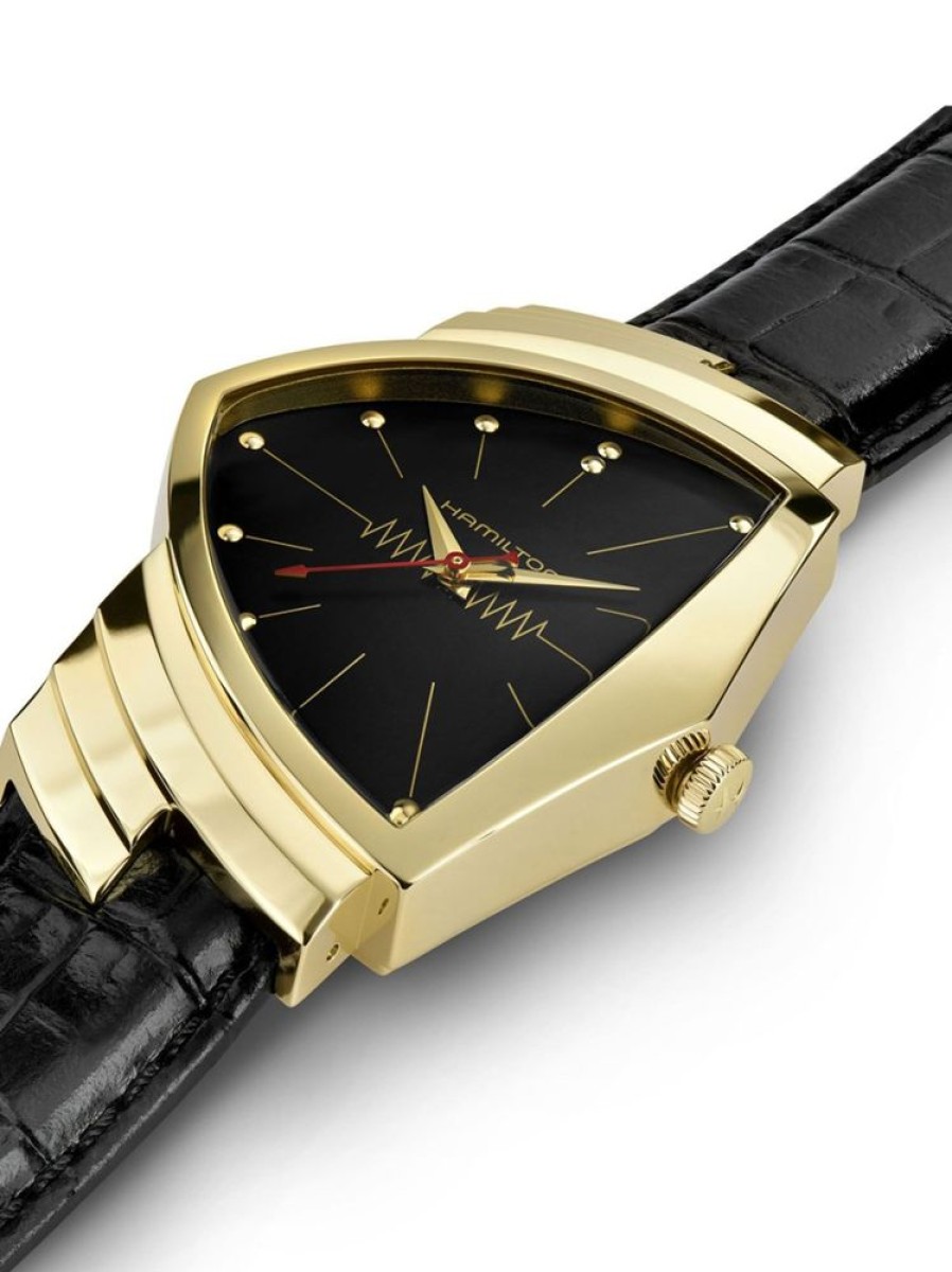 Horloges Hamilton | H24311730 Ventura Quartz Gold Limited Edition