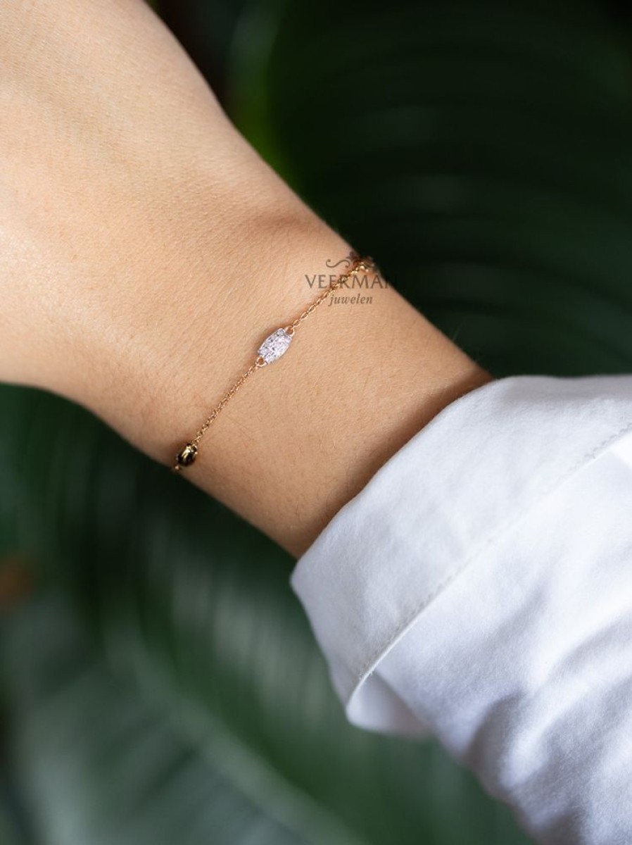 Sieraden Al Coro | La Piazza Armband Met Briljant