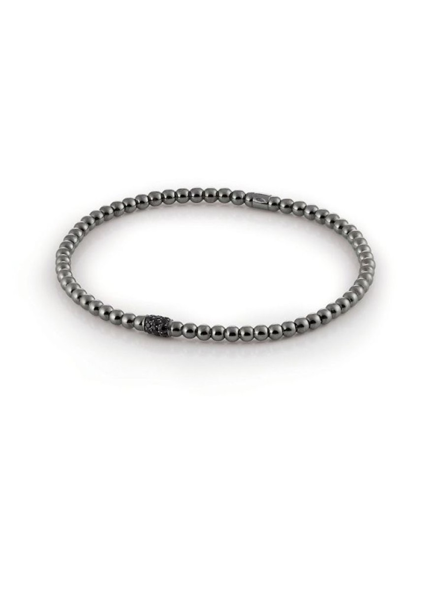 Sieraden Al Coro | Flexarmband Met Ruthenium