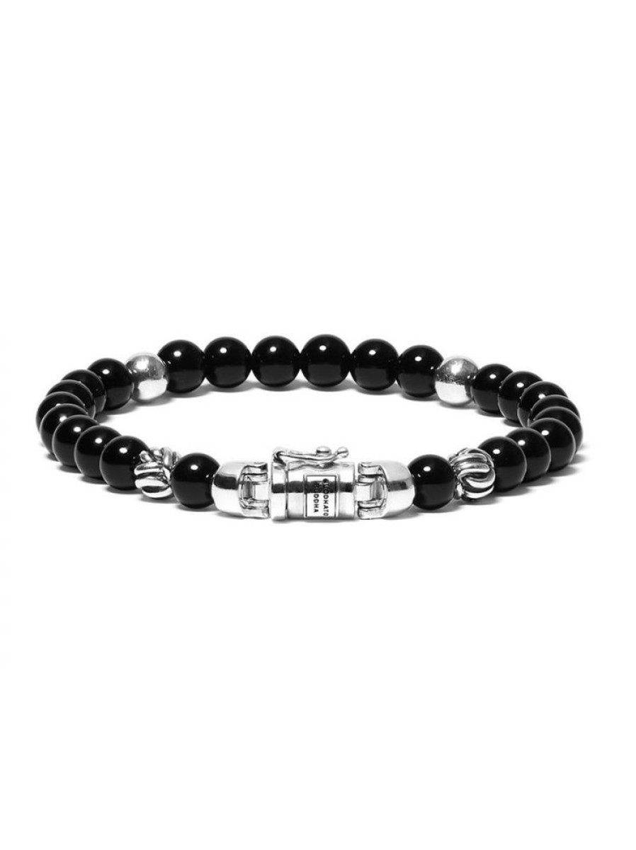 Sieraden Buddha To Buddha | Spirit Bead Mini Onyx Armband