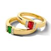 Sieraden Veerman Juwelen Collection | Bicolor Ring Met Robijn En Diamant 0,05Crt.