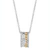 Sieraden Veerman Juwelen Collection | Collier Zilver Met 14K Goud