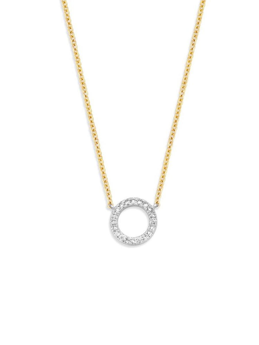 Sieraden Veerman Juwelen Collection | Gouden Collier Met Diamant