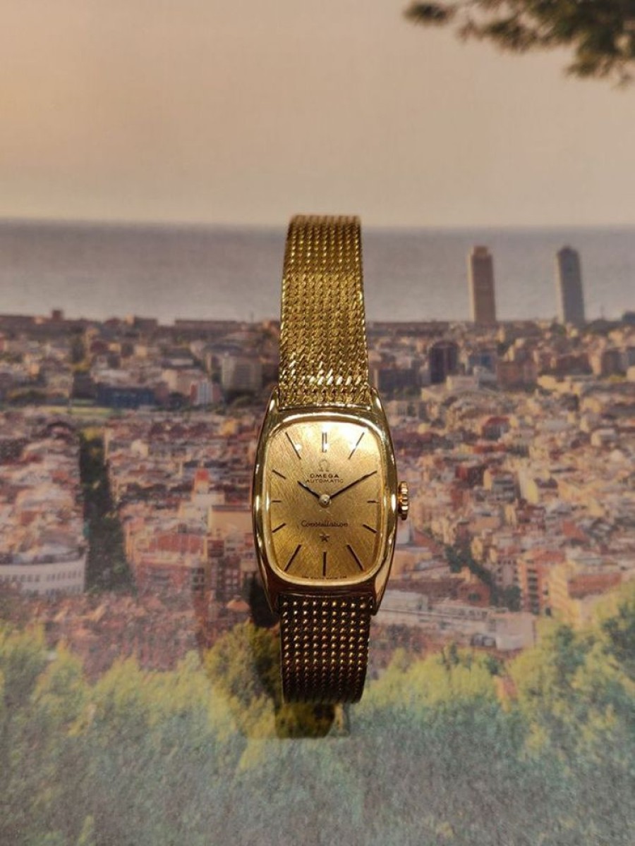 Horloges Vintage Collection | Geelgouden Omega Constellation 18K