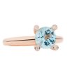 Sieraden BRON sieraden | Phlox Ring Met Blauw Topaas