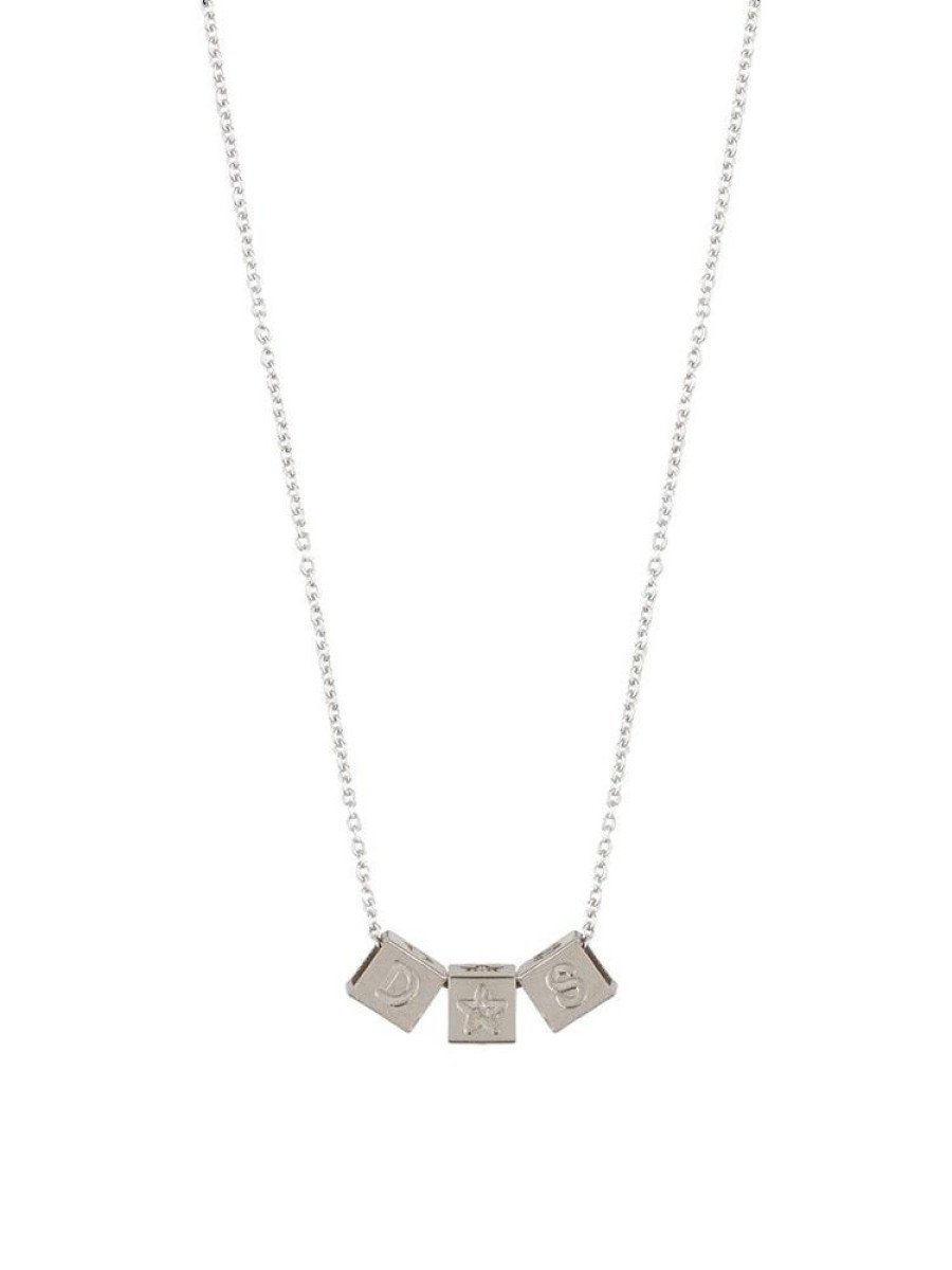 Sieraden Just Franky | Necklace 3 Cubes