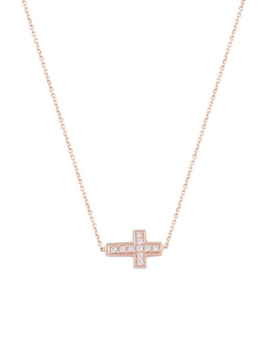 Sieraden Just Franky | Just Diamond Necklace Cross