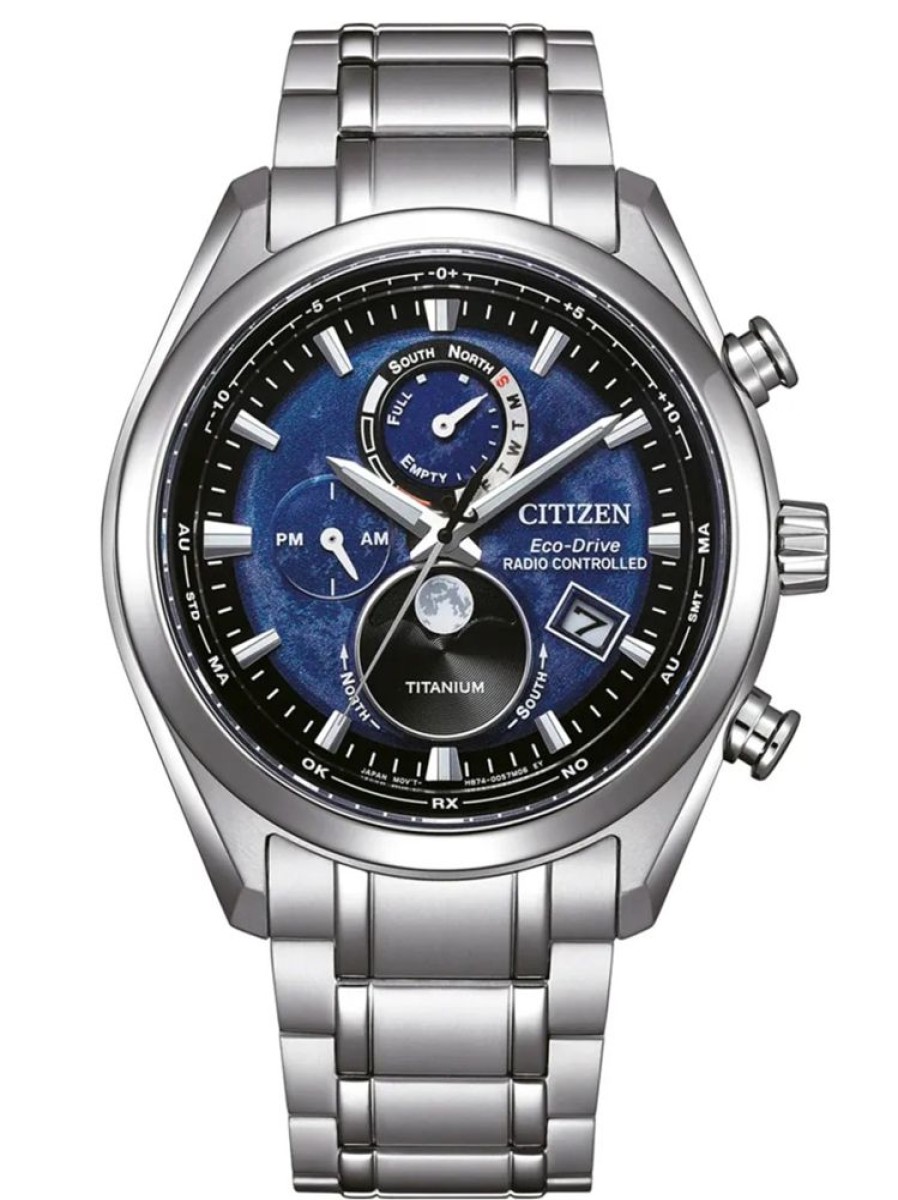 Horloges Citizen | By1010-81L Super Titanium Radio Controlled Moonphase