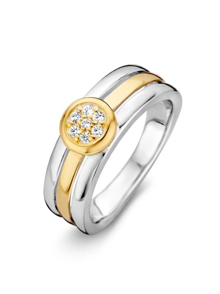 Sieraden Veerman Juwelen Collection | Zilver Met Goud Ring