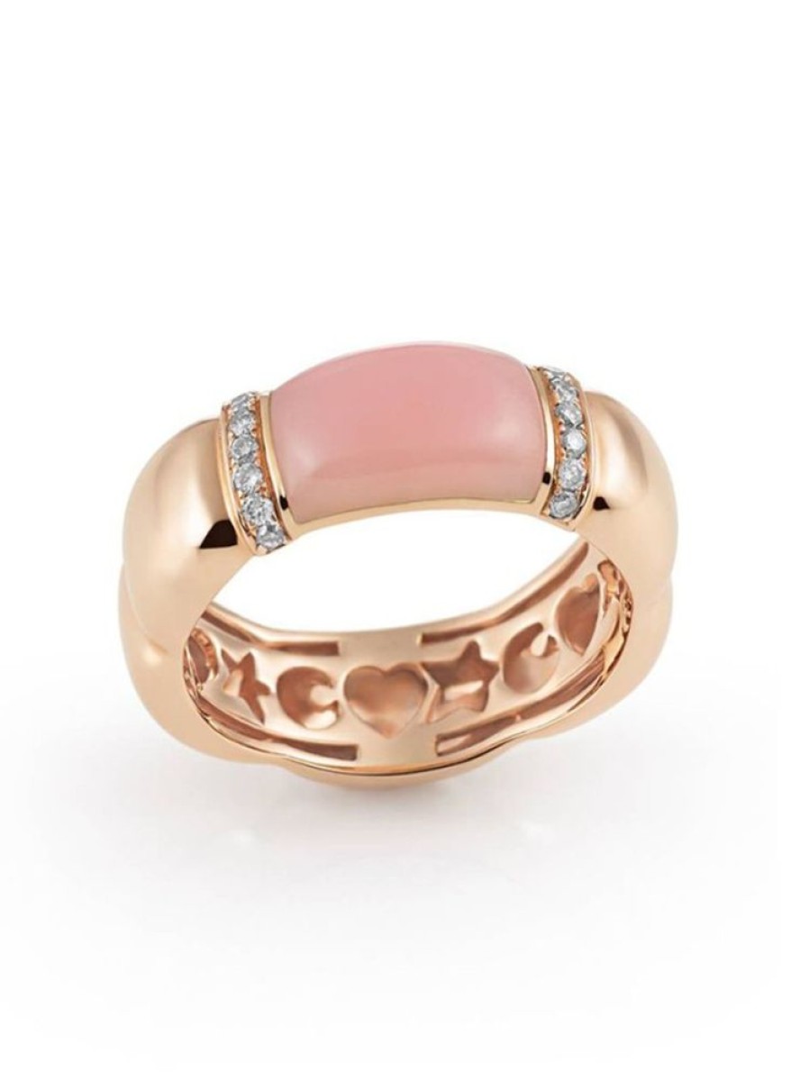 Sieraden Al Coro | La Piazza Ring Met Chalcedoon Nr479Pcbr