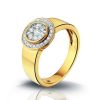 Sieraden Veerman Juwelen Collection | Gouden Ring Met Diamant 0.39 Crt