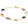 Sieraden Veerman Juwelen Collection | Geelgouden Armband Met Onyx En Rutiel