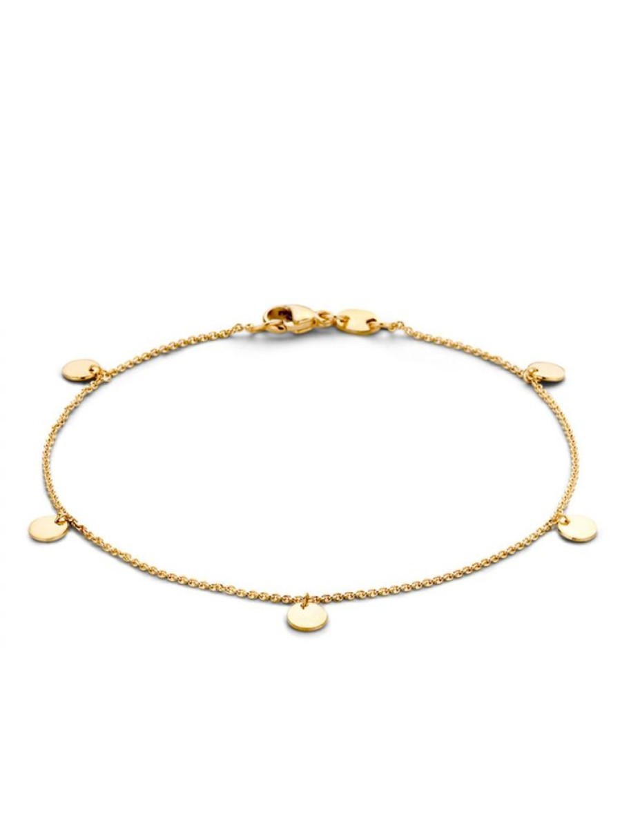 Sieraden Veerman Juwelen Collection | Geelgouden Armband Met Muntjes