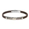 Sieraden Borsari Gioielli | Stalen Armband Met Rosegoud Br-Sk07A