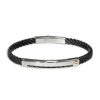 Sieraden Borsari | Stalen Armband Met Rosegoud Br-Sk04B