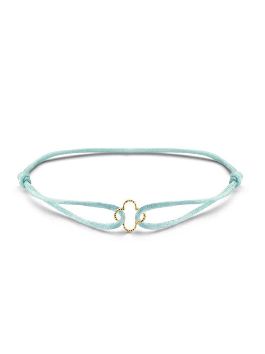 Sieraden Just Franky | Vintage Bracelet Clover Cord