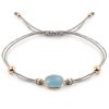 Sieraden Al Coro | Amici Armband Met Milky Aquamarijn