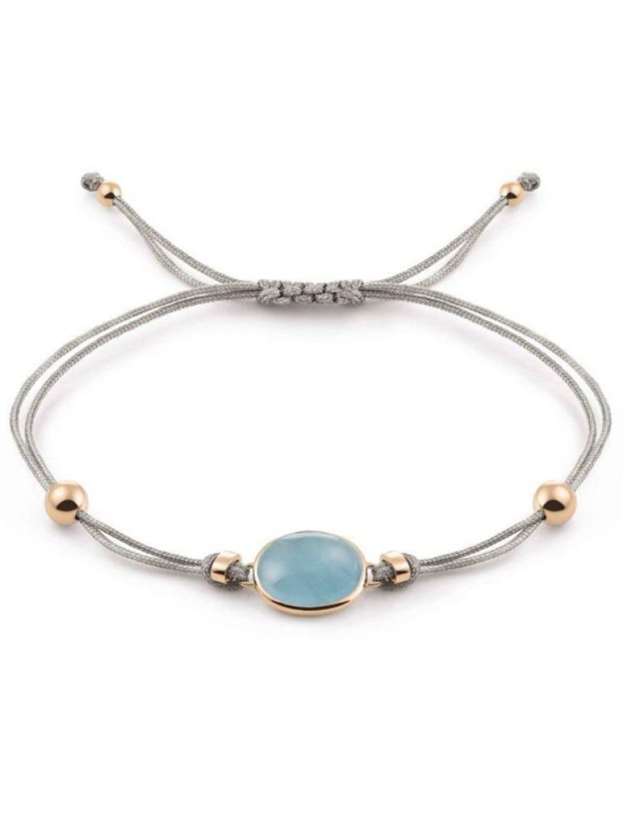 Sieraden Al Coro | Amici Armband Met Milky Aquamarijn