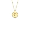 Sieraden Just Franky | Identity Circle Small Perforated Met Collier