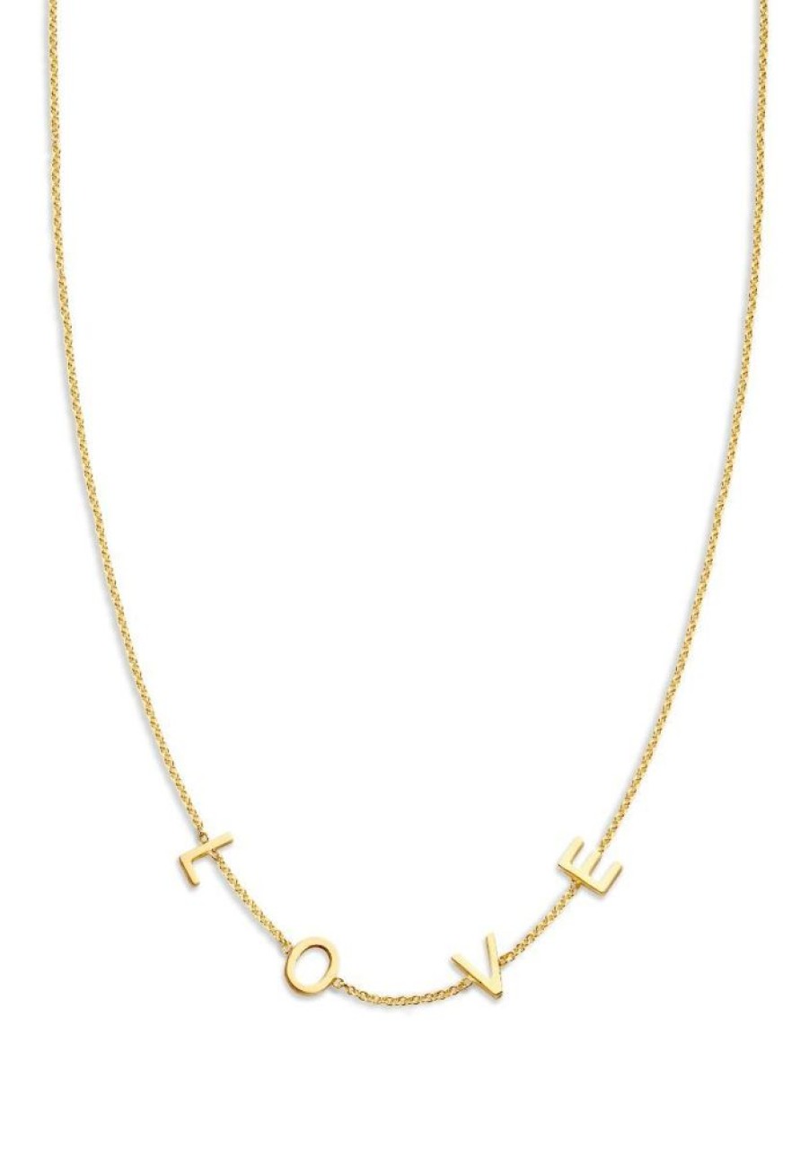 Sieraden Just Franky | Love Letter Necklace 4 Initials