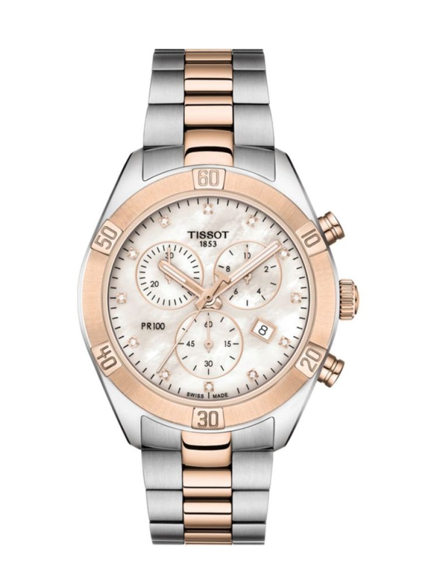 Horloges Tissot | T1019172211600 - Pr 100 Sport Chic Chronograph