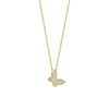 Sieraden Just Franky | Treasure Butterfly Diamond Necklace