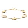 Sieraden Veerman Juwelen Collection | Geelgouden Armband Met Parelmoer